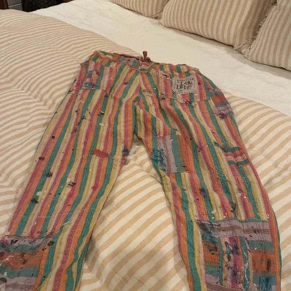 Magnolia Pearl Multicolor Striped Pants - Picture 5 of 6